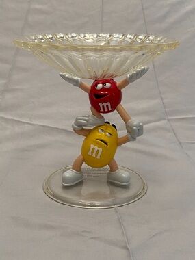 M&M'S Red & Yellow Candy Character Pedestal and free M&M truck